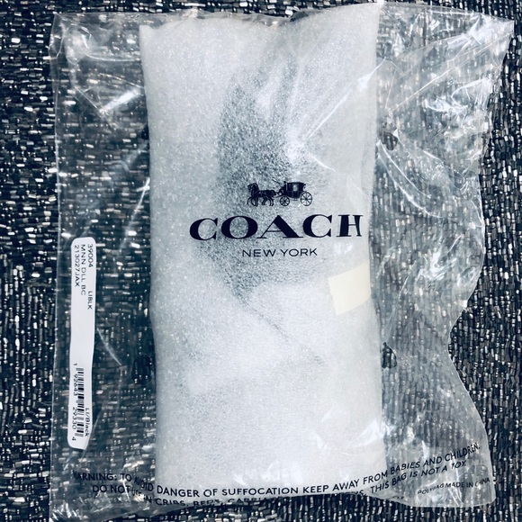 Coach X Minnie Mouse Leather Doll Keychain Fob - Picture 2 of 3